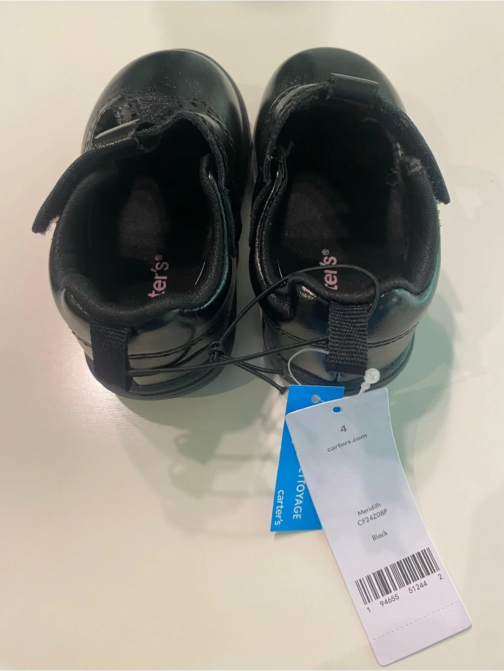 Carter's Black T-Strap Mary Jane Style School Shoes
